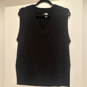 Black Sweater Vest